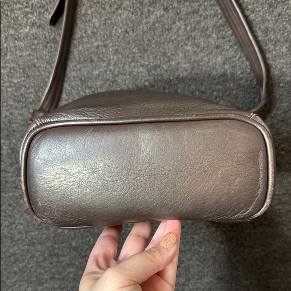 Jacqueline Ferrar Buttery Smooth Brown Leather Shoulder Bag - Picture 7 of 12